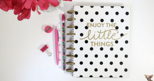 Journal Titled Enjoy the Little Things